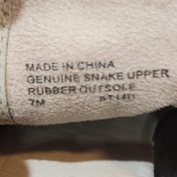 Michael Kors Genuine Snakeskin Heeled Boots - Picture 9 of 9